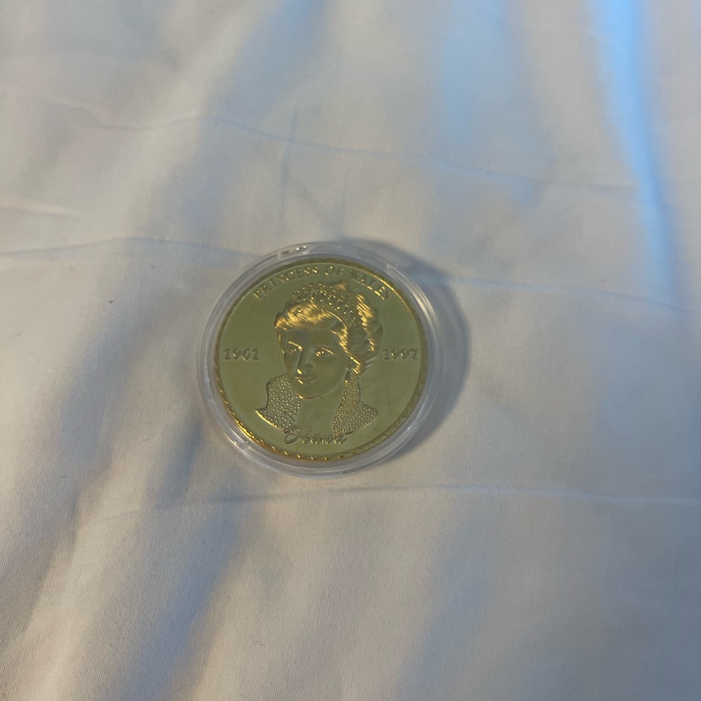 Gold Princess of Wales Commemorative Coin